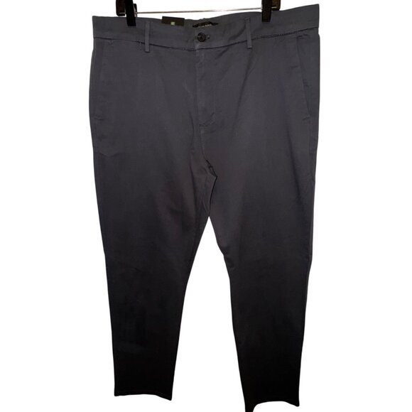 Banana Republic Mens 38x34 Gray Chino  Straight Fit Slim Pants Slacks Grey New - Picture 1 of 15